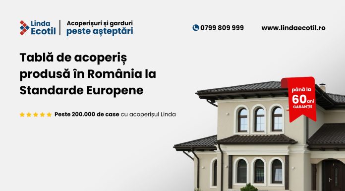 LINDA-ECOTIL SRL - firmă serioasă producător tablă tip ţiglă metalică şi garduri metalice